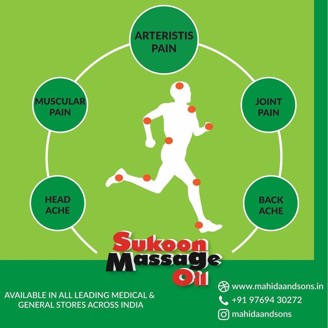 Mahida's Sukoon Massage Oil (Pain Relief)