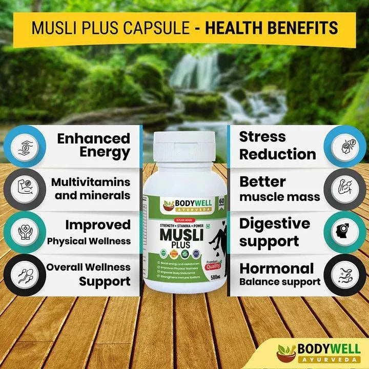 BodyWell Musli Plus Capsule - 60 Capsules