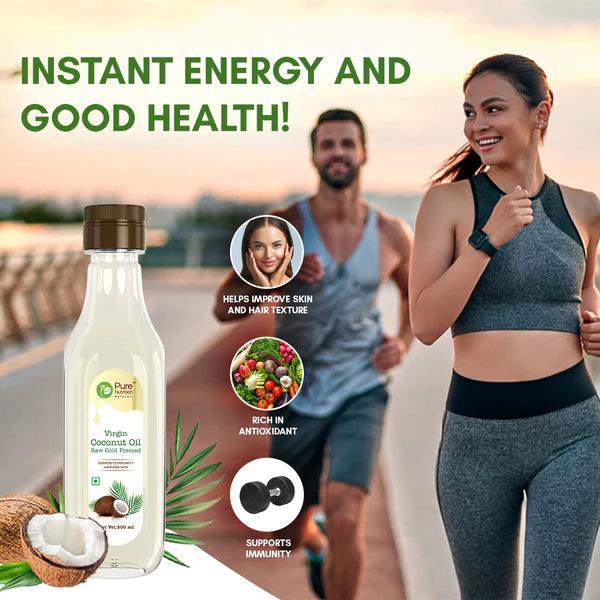 Pure Nutrition Cold-Pressed Virgin Coconut Oil