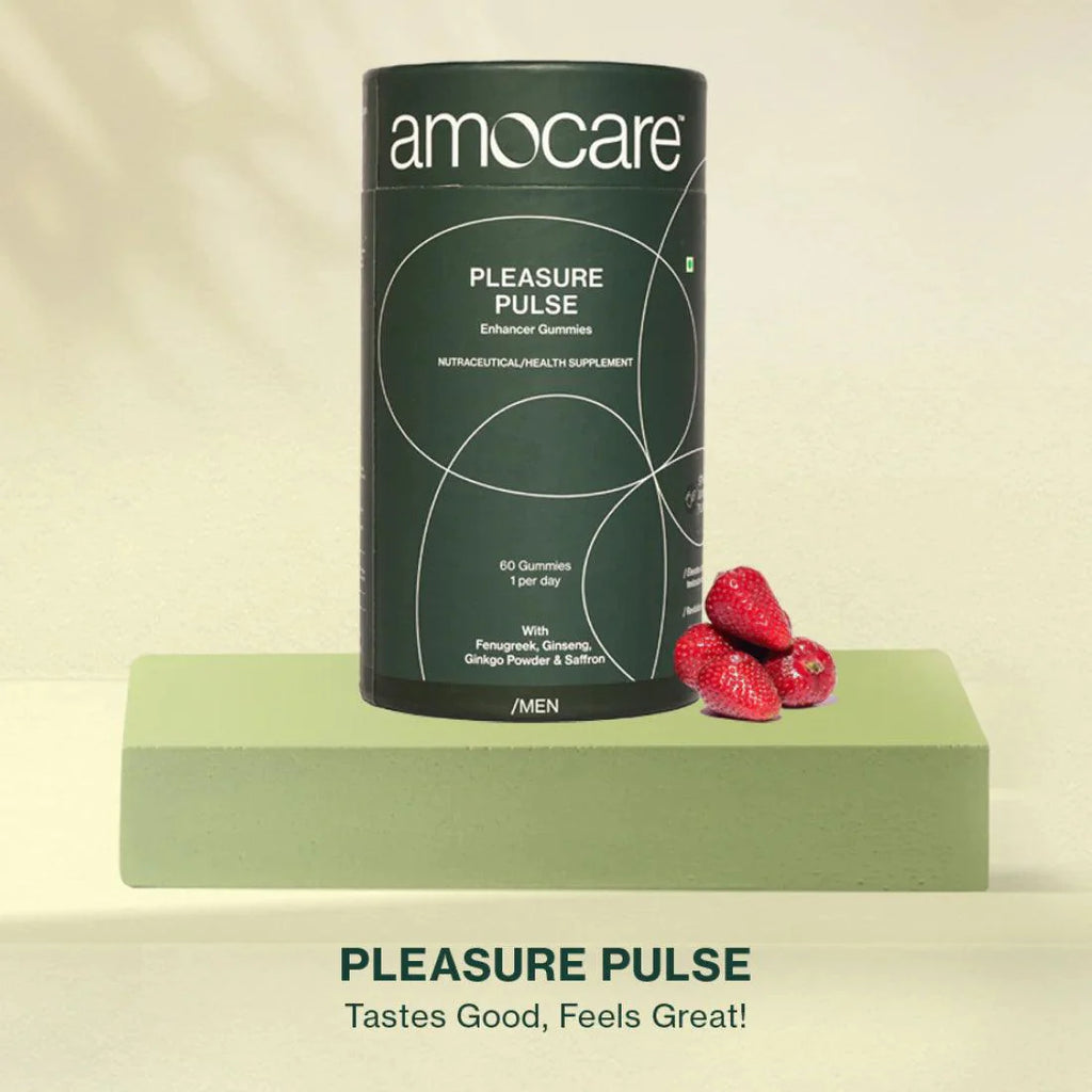 Amocare Pleasure Pulse Enhancer Gummies for Men - 60 Gummies