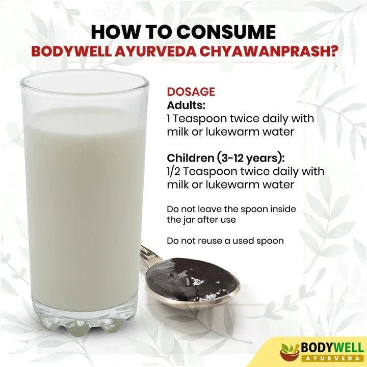 BodyWell Chyawanprash with 40+ Ayurvedic Herbs - 600gm