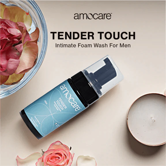 Amocare Tender Touch Refreshing Intimate Foam Wash for Men - 100ml