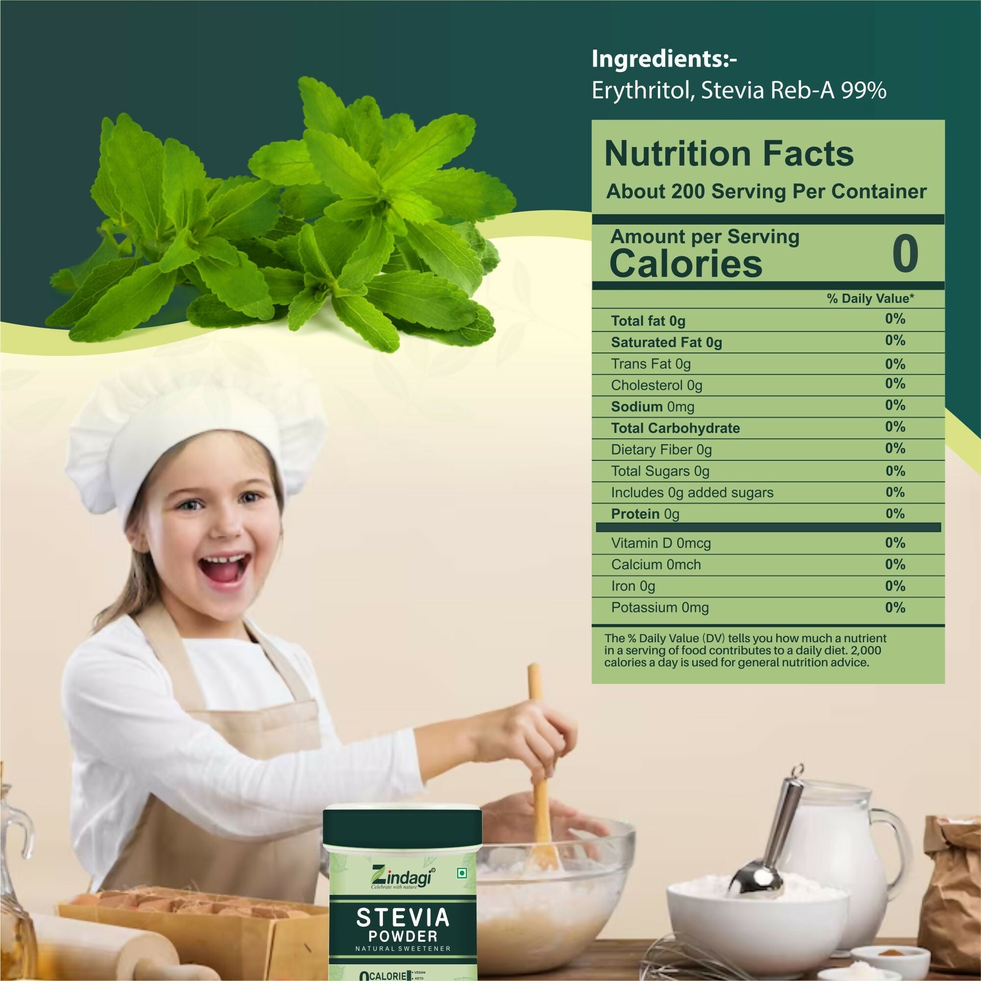 STEVIA 200G POWDER 7