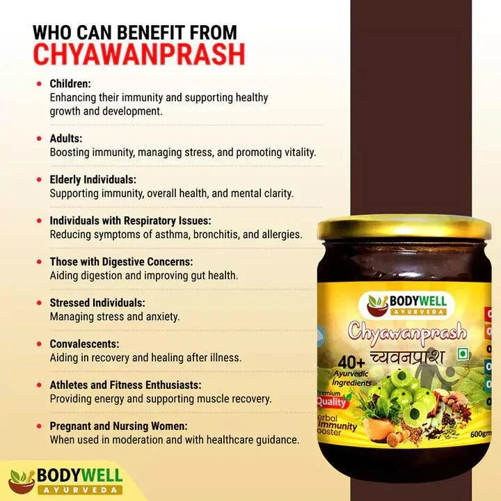 BodyWell Chyawanprash with 40+ Ayurvedic Herbs - 600gm