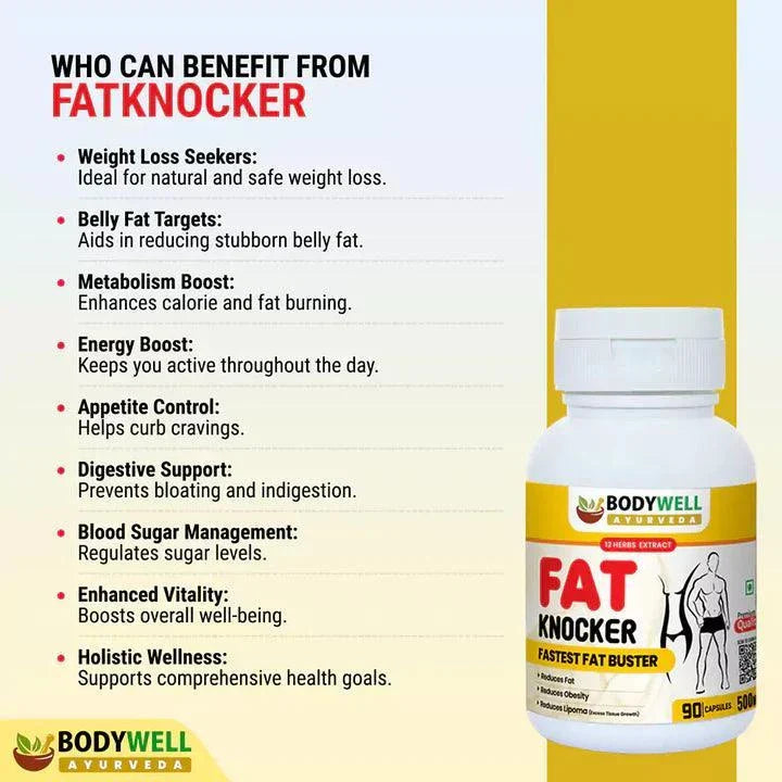 BodyWell Ayurveda Fat Knocker Veg Capsule - 90 Capsules
