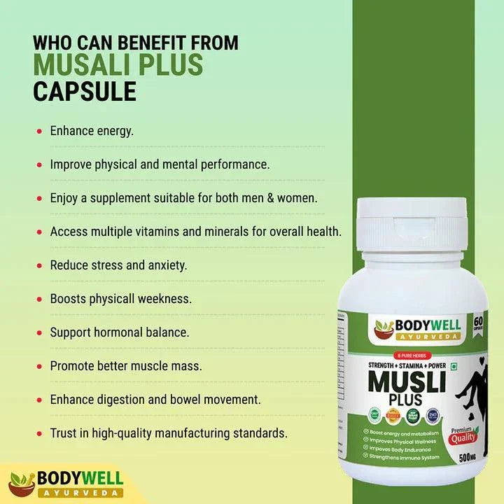 BodyWell Musli Plus Capsule - 60 Capsules