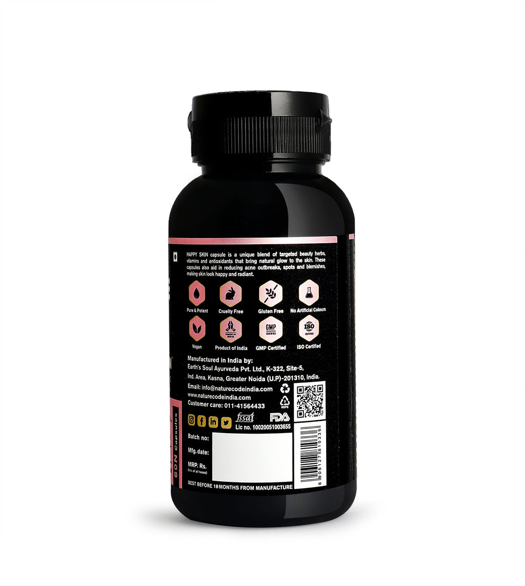 Nature Code Happy Skin Capsule - 60 Capsules