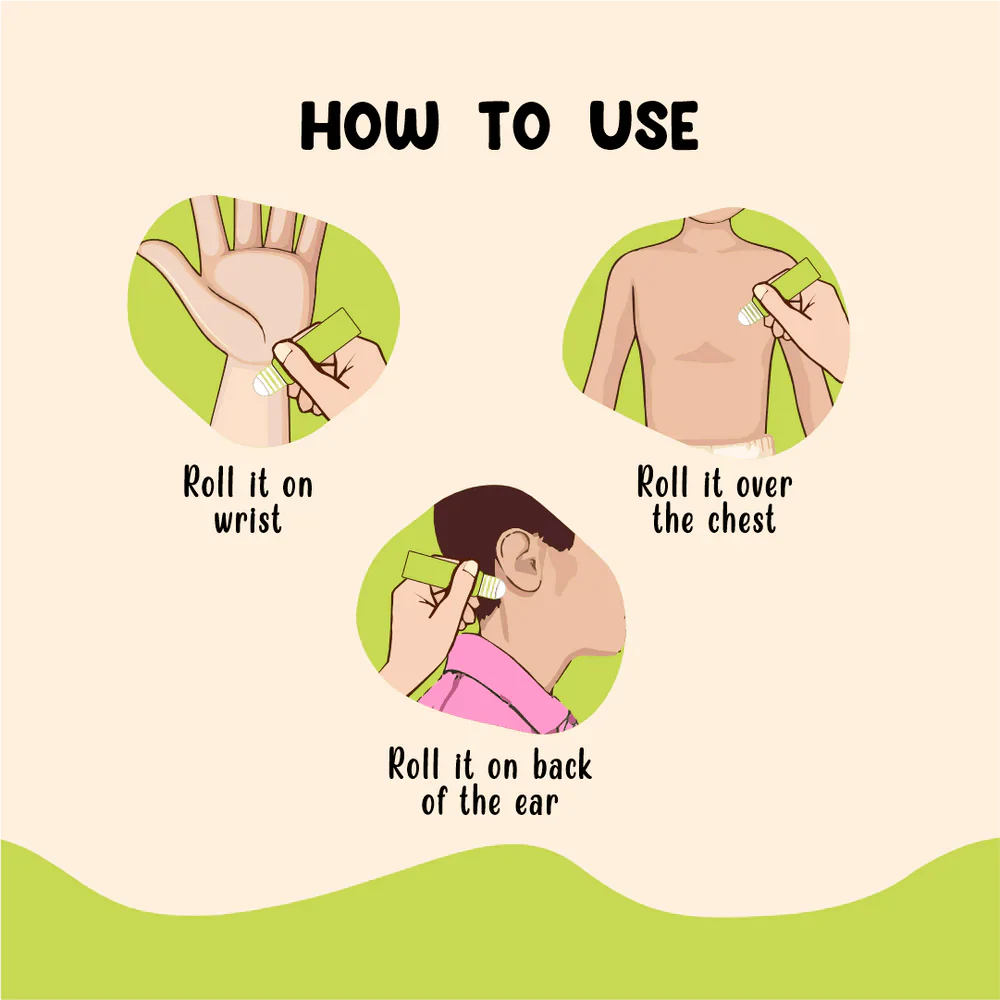 Herb Tantra Travel Ease Junior Roll On for Motion Sickness