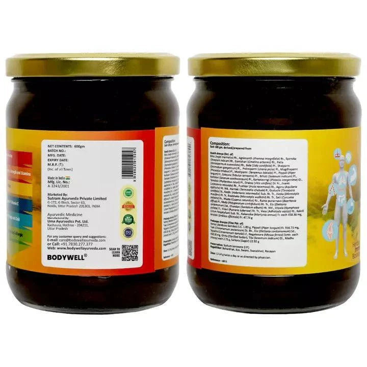 BodyWell Chyawanprash with 40+ Ayurvedic Herbs - 600gm