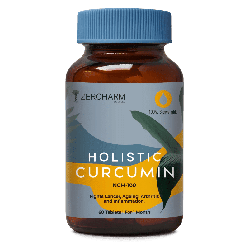 Zeroharm Capsules Holistic Curcumin with Piperine Tablets (60 tabs)