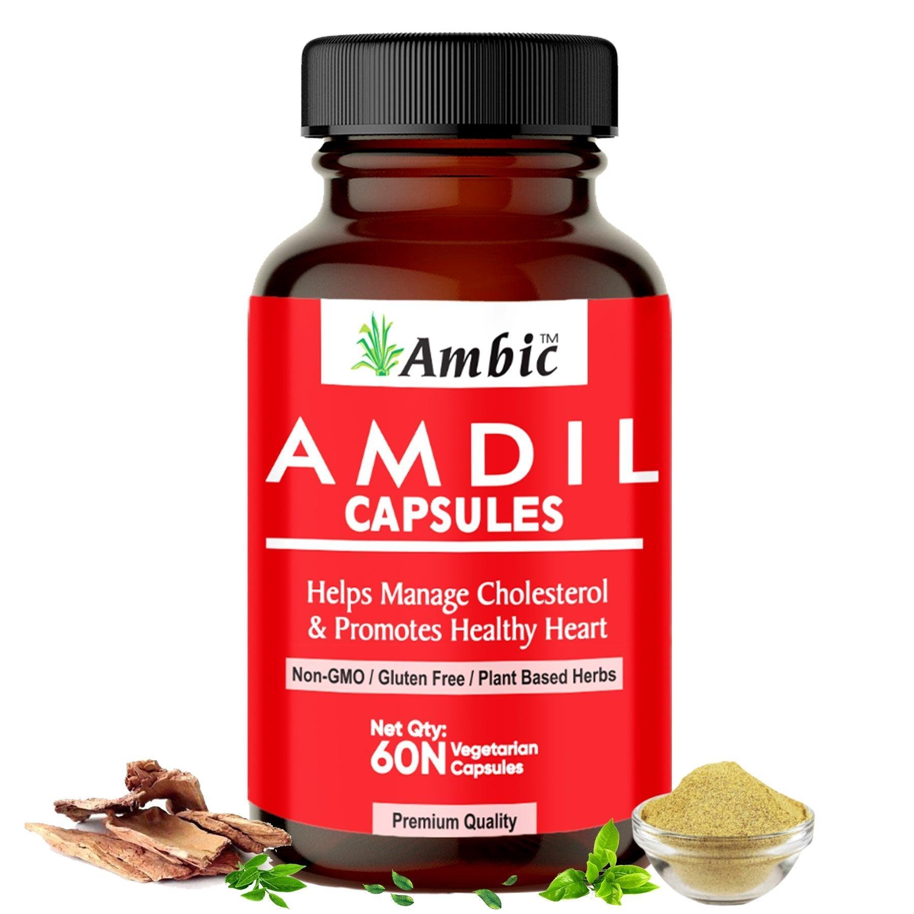 Ambic Amdil Vegetarian Capsule (60 Each)