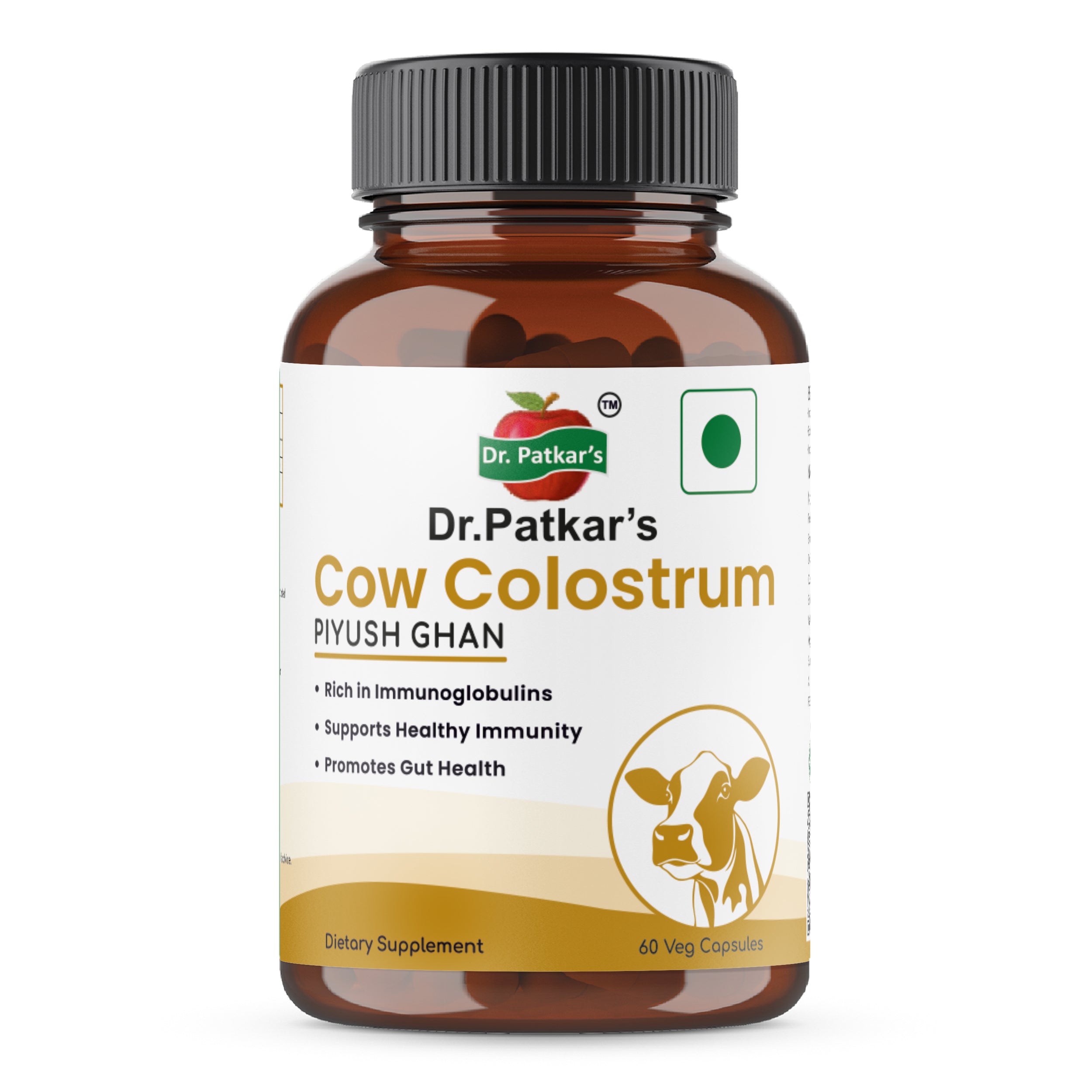 Dr. Patkar's Bovine Colostrum Capsule | Immunity Booster | Manage Thyroid Hormone Capsule