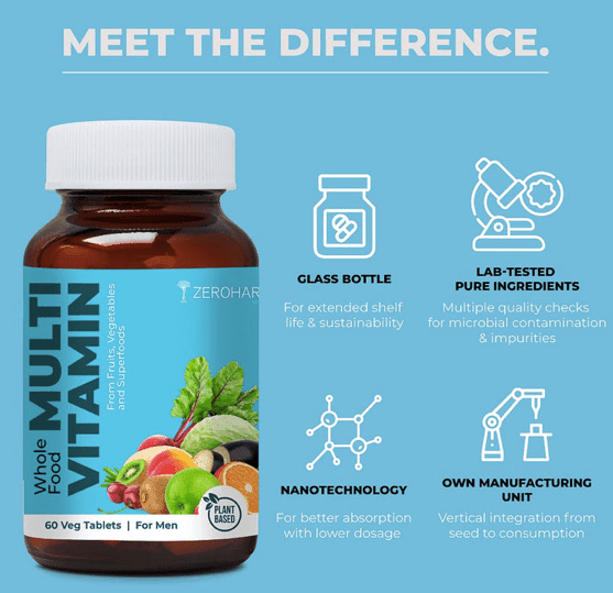ZEROHARM Multivitamin Tablets for Men