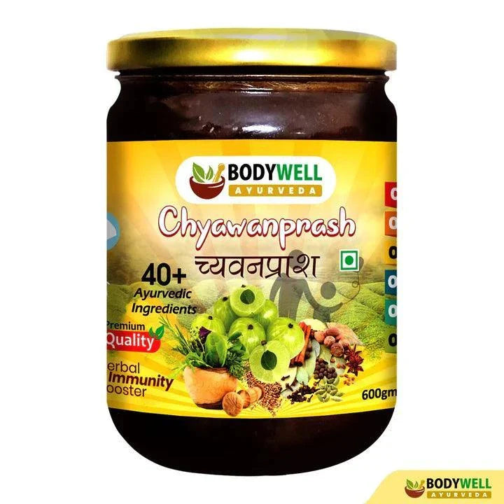 BodyWell Chyawanprash with 40+ Ayurvedic Herbs - 600gm