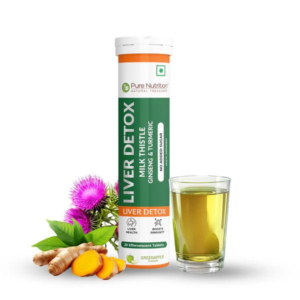 Pure Nutrition Liver Detox 20 Effervescent Tablets