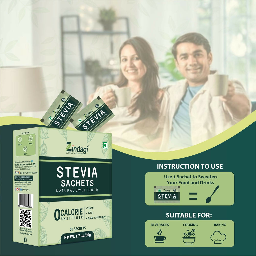 STEVIA 50 SACHET BOX 6
