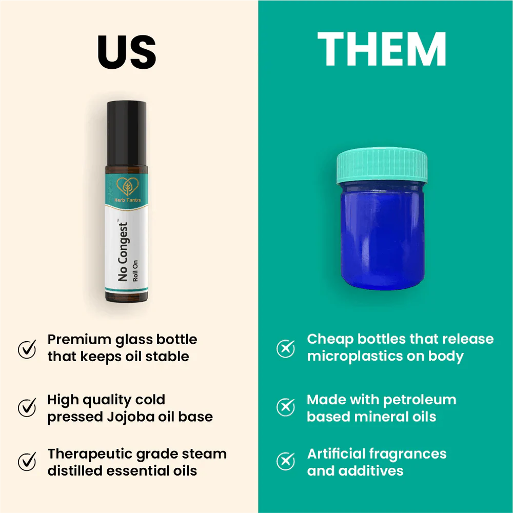 Herb Tantra No Congest Roll On - Sinus Relief - (9 ml)