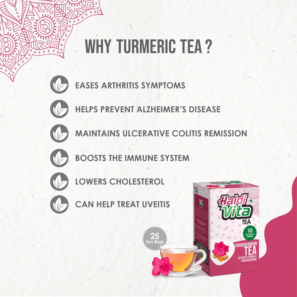 Haldi Vita Tea Haldivita Rhododendron tea (25 tea bags)