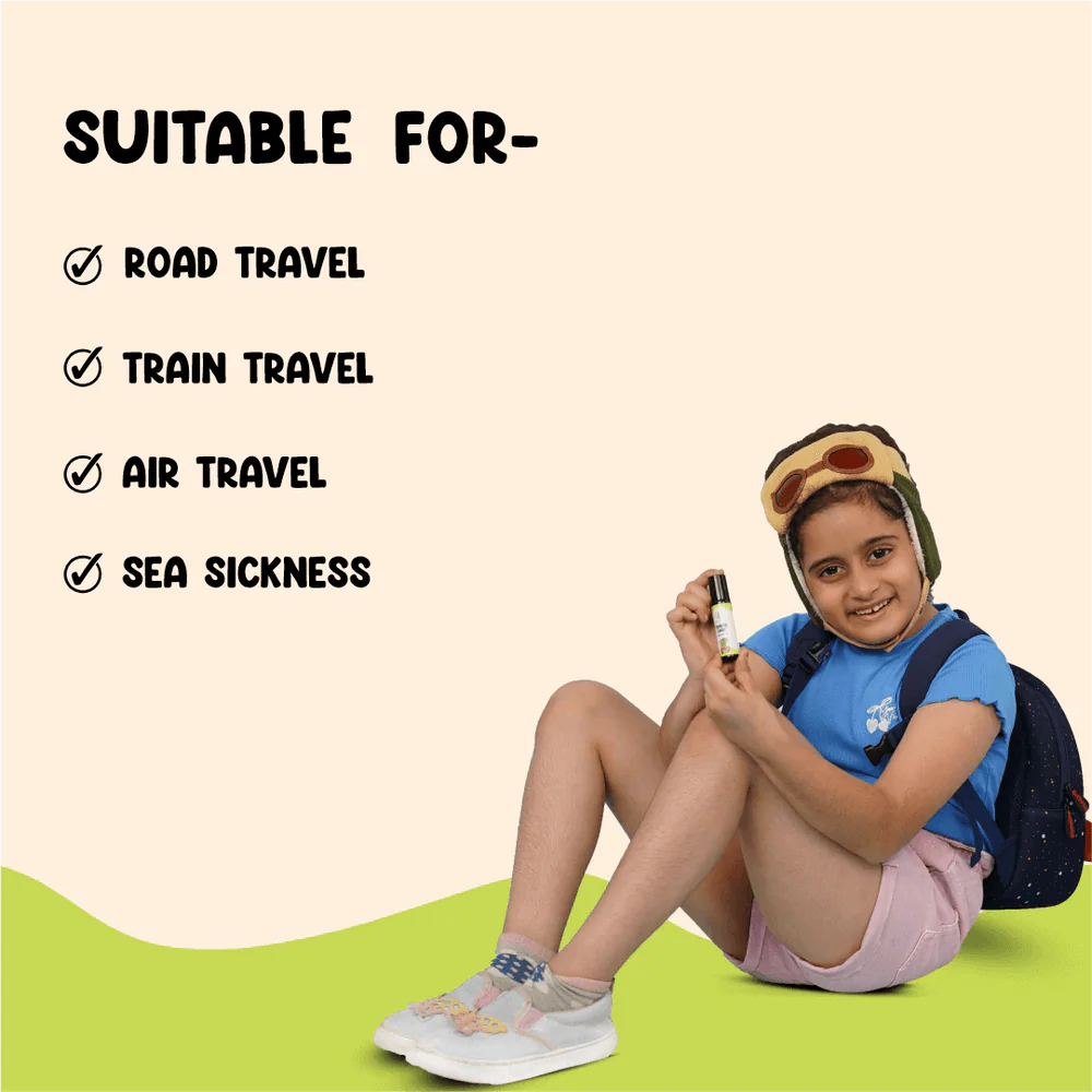 Herb Tantra Travel Ease Junior Roll On for Motion Sickness