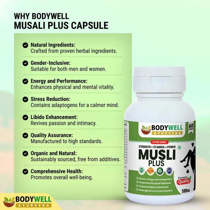 BodyWell Musli Plus Capsule - 60 Capsules